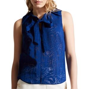 Ted Baker London Blue Floral Blouse